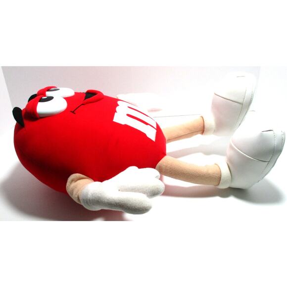 M & M Mars Plush Red M & M Flexible Arms  Legs 13" High - Picture 3 of 6